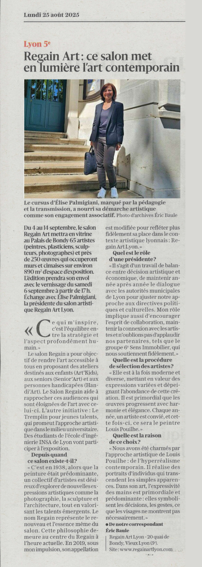 REGAIN ART LYON 2025